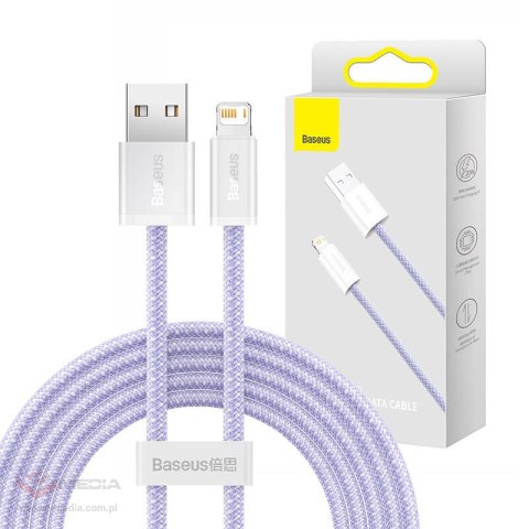 Kabel BASEUS Dynamic 2 USB-A-Lightning 2m (fioletowy)