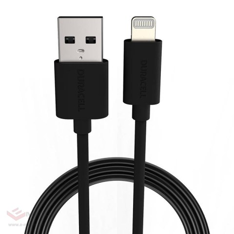 Kabel USB do Lightning Duracell 1m (czarny)