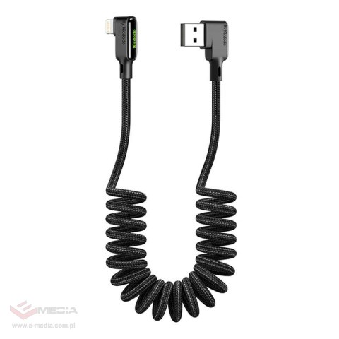 Kabel USB do Lightning, Mcdodo CA-7300, kątowy, 1.8m (czarny)