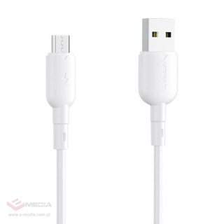 Kabel USB do Micro USB VFAN Colorful X11, 3A, 1m (biały)