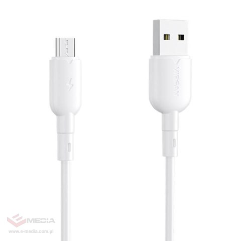 Kabel USB do Micro USB VFAN Colorful X11, 3A, 1m (biały)