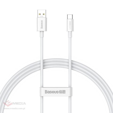 Kabel USB do USB-C Baseus Superior Series, 65W, 1m (biały)