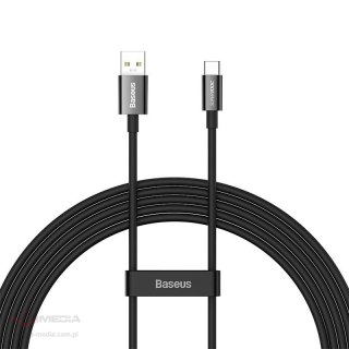Kabel USB do USB-C Baseus Superior Series, 65W, 2m (czarny)