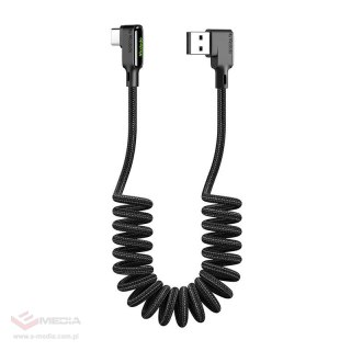 Kabel USB do USB-C, Mcdodo CA-7310, kątowy, 1.8m (czarny)