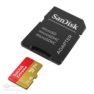 Karta pamięci SANDISK EXTREME microSDXC 256 GB 190/130 MB/s UHS-I U3 (SDSQXAV-256G-GN6MA)