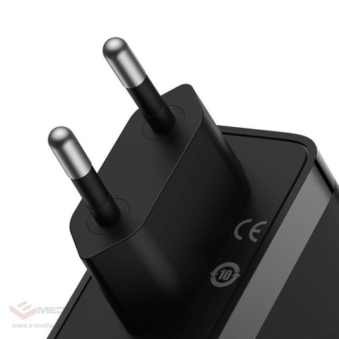 Ładowarka sieciowa Baseus GaN5 Pro 2xUSB-C + USB, 140W (czarna)