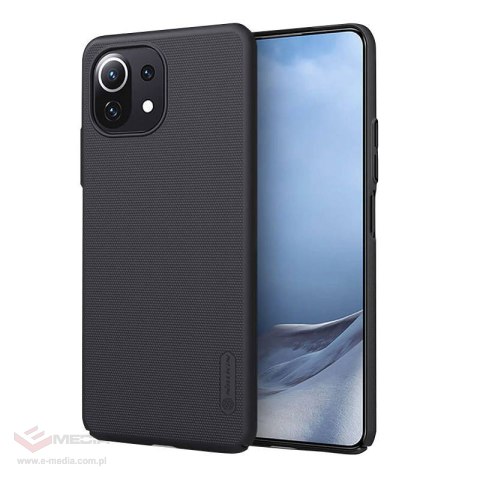 Etui Nillkin Super Frosted Shield do Xiaomi 11 Lite 4G/5G (czarne)