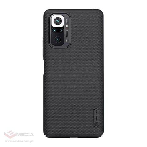 Etui Nillkin Super Frosted Shield do Xiaomi Redmi Note 10 Pro/10 Pro Max (czarne)