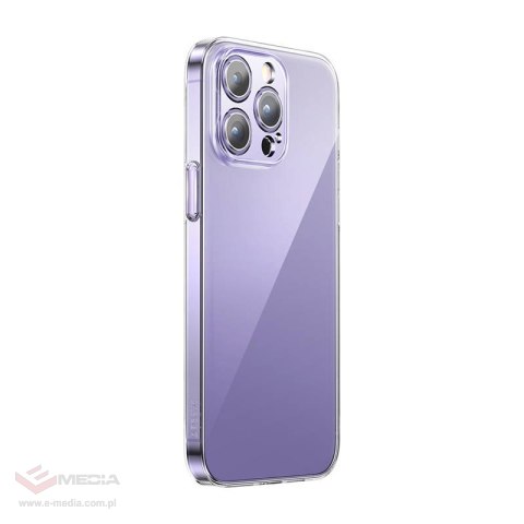 Etui ochronne Baseus Crystal Clear 14 Pro Max (transparentne) + szkło hartowane + zestaw czyszczący