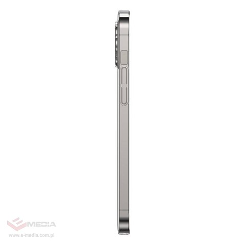 Etui ochronne Baseus Magnetic Crystal Clear do iPhone 12 Pro (transparentne) + szkło hartowane + zestaw czyszczący