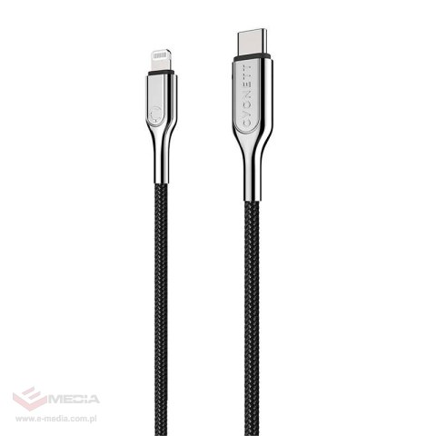 Kabel USB-C do Lightning Cygnett Armoured 30W 2m (czarny)