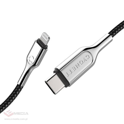 Kabel USB-C do Lightning Cygnett Armoured 30W 2m (czarny)