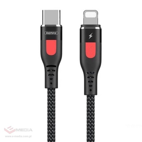 Kabel USB-C do Lightning Remax Lesu Pro, 1m (czarny)