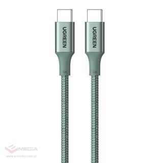 Kabel USB-C do USB-C UGREEN 15310 1m (zielony)