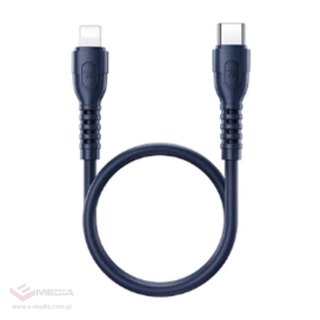 Kabel USB-C-lightning Remax Ledy, RC-C022, 30cm, 20W (niebieski)