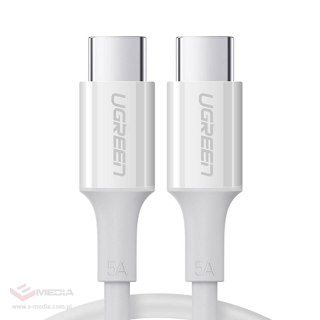 Kabel USB-C męski do USB-C męski 2.0 UGREEN US300, 2m (biały)