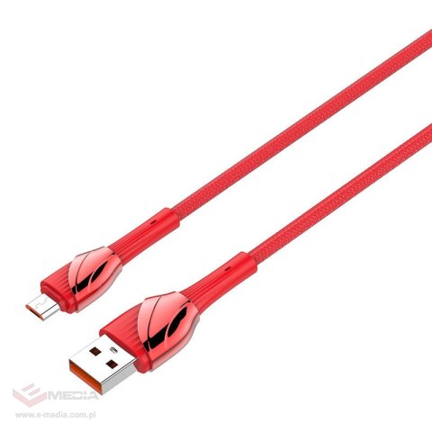 Kabel USB - Micro USB LDNIO LS662 2m, 30W (czerwony)