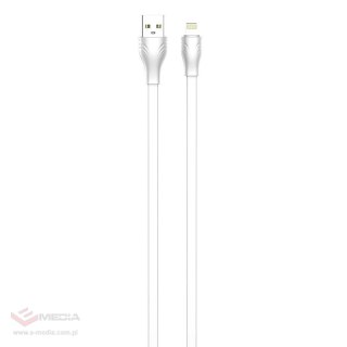 Kabel USB do Lightning LDNIO LS553, 2.1A, 3m (biały)