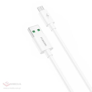 Kabel USB do Micro USB Foneng X67, 5A, 1m (biały)