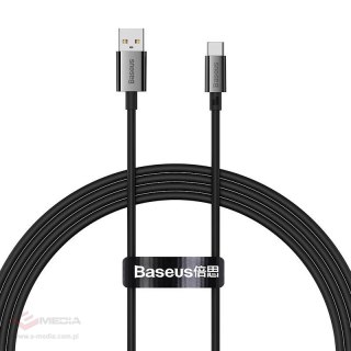 Kabel USB do USB-C Baseus Superior 100W 1,5m (czarny)