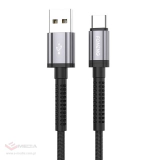 Kabel USB do USB-C Foneng X83, 2.1A, 1m (czarny)