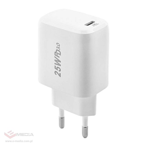 Ładowarka sieciowa Foneng EU40, USB-C, 25W (biała)