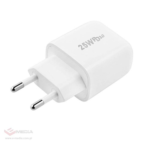 Ładowarka sieciowa Foneng EU40, USB-C, 25W (biała)