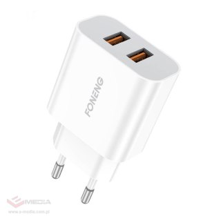 Ładowarka sieciowa Foneng EU45, 2x USB + Kabel USB Micro