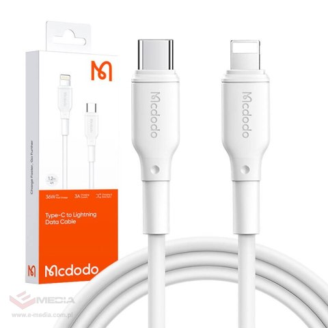 Kabel USB-C Lightning Mcdodo CA-7290, 1.2m (biały)