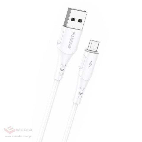 Kabel USB do Micro USB Foneng X81 2.1A, 1m (biały)