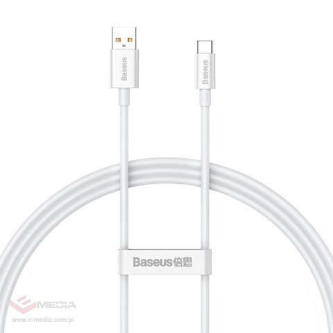 Kabel USB do USB-C Baseus Superior 100W 1m (biały)