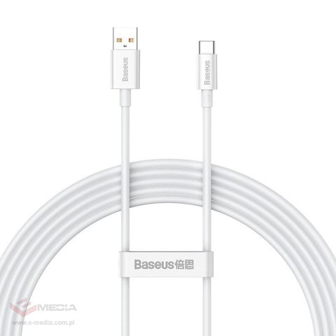 Kabel USB do USB-C Baseus Superior 100W 2m (biały)