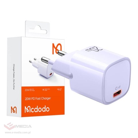 Ładowarka sieciowa McDodo CH-4023 20W Seria Nano (fioletowa)