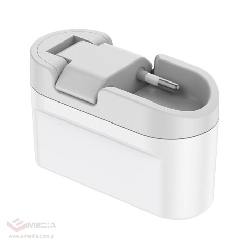 Ładowarka z lampką Budi 326DE, 2xUSB-C, 40W, (biały)