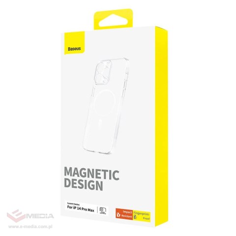 Magnetyczne Etui na telefon IP14 Pro Max Baseus OS-Lucent Series (Przezroczysty)