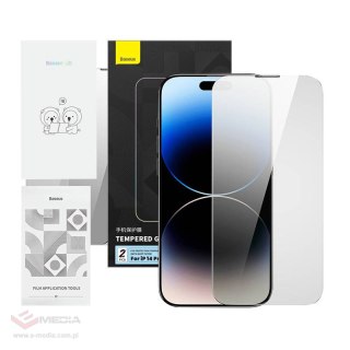 Szkło hartowane prywatyzujące Baseus Crystal Series iPhone 14 PRO