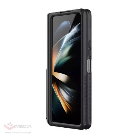 Etui Nillkin Super Frosted Shield Fold-Pen z uchwytem na długopis i stojakiem do Samsung Galaxy Z Fold 5 (czarne)