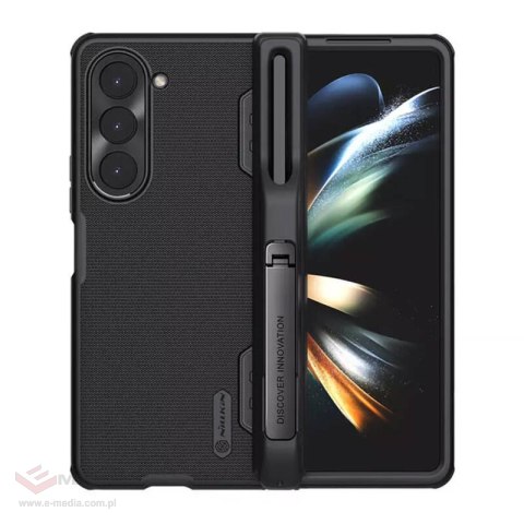 Etui Nillkin Super Frosted Shield Fold-Pen z uchwytem na długopis i stojakiem do Samsung Galaxy Z Fold 5 (czarne)