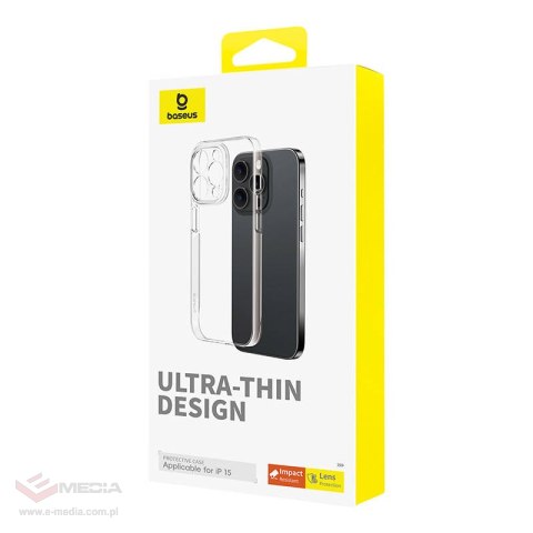 Etui na telefon iPhone15 Baseus OS-Lucent Series (Przezroczysty)