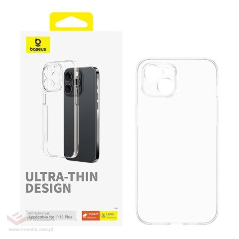 Etui na telefon iPhone15 Plus Baseus OS-Lucent Series (Przezroczysty)