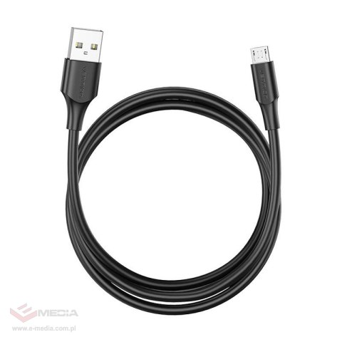 Kabel USB 2.0 A do Micro USB Vention CTIBC 2A 0,25m czarny