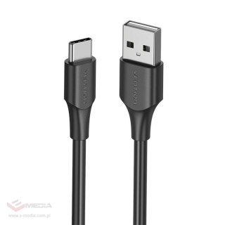 Kabel USB 2.0 A do USB-C 3A Vention CTHBI 3m Czarny