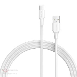 Kabel USB 2.0 A do USB-C 3A Vention CTHWI 3m Biały