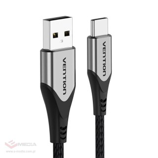 Kabel USB 2.0 A do USB-C Vention CODHD 3A 0,5m szary