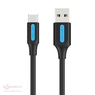 Kabel USB 2.0 A do USB-C Vention COKBH 3A 2m Czarny