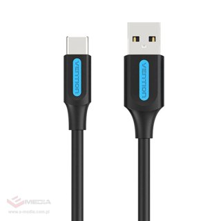 Kabel USB 2.0 A do USB-C Vention COKBI 3A 3m Czarny