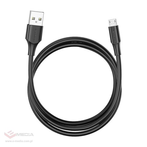 Kabel USB 2.0 do Micro USB Vention CTIBF 2A 1m (czarny)