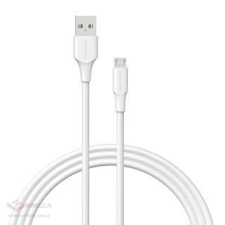 Kabel USB 2.0 do Micro USB Vention CTIWF 2A 1m (biały)