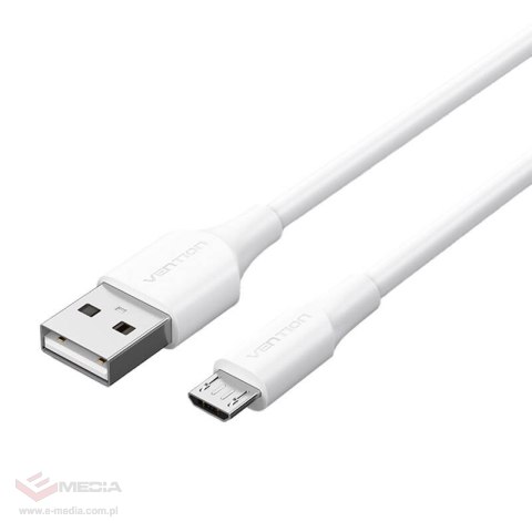 Kabel USB 2.0 do Micro USB Vention CTIWF 2A 1m (biały)