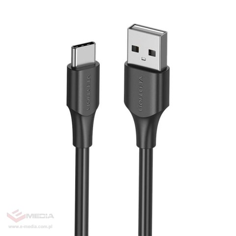 Kabel USB 2.0 do USB-C Vention CTHBD 3A 0,5m czarny